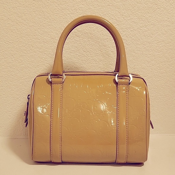 Christian Dior Patent Leather Trotter Boston Bag - Picture 9 of 10